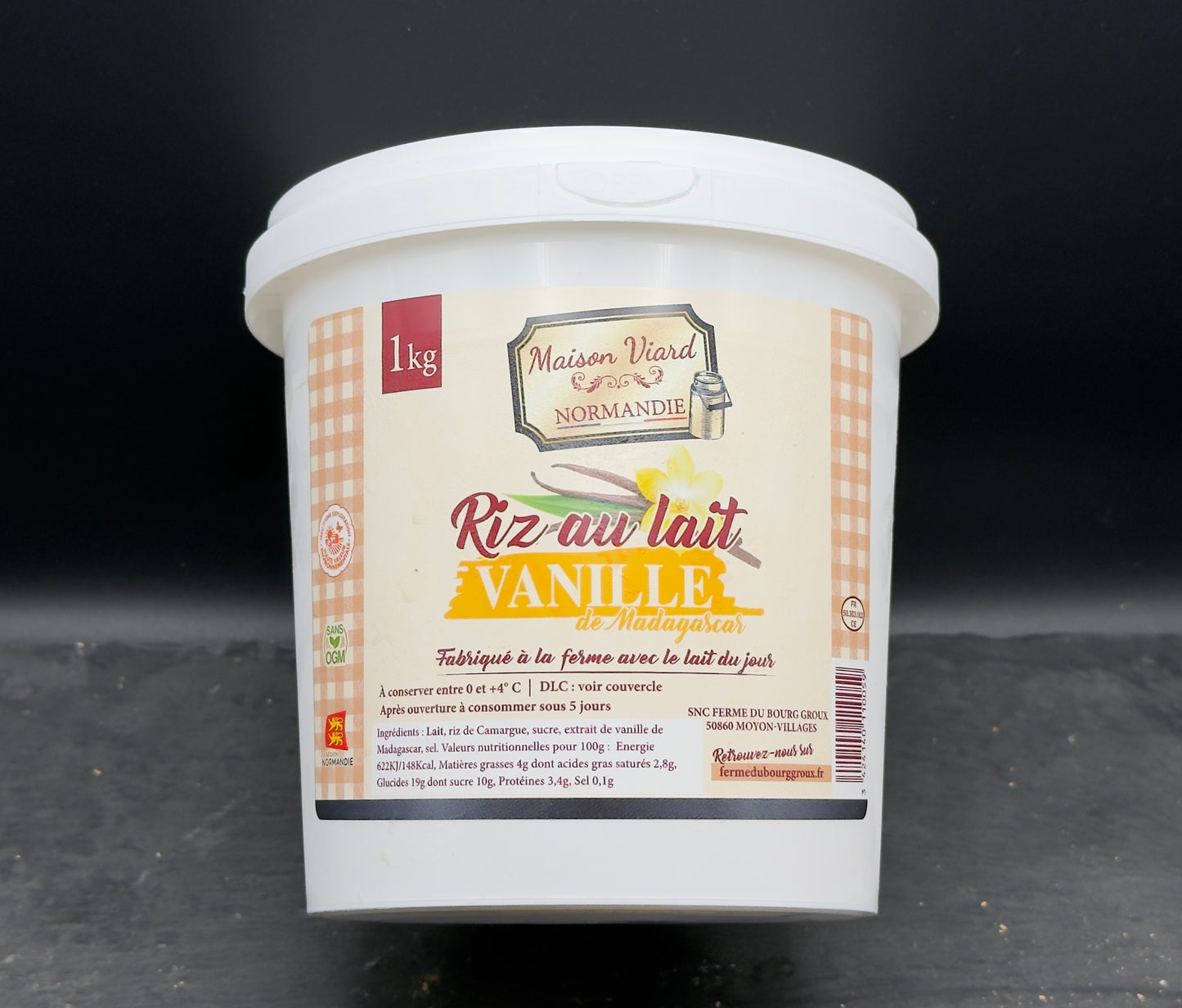 Riz au lait vanille 1kg