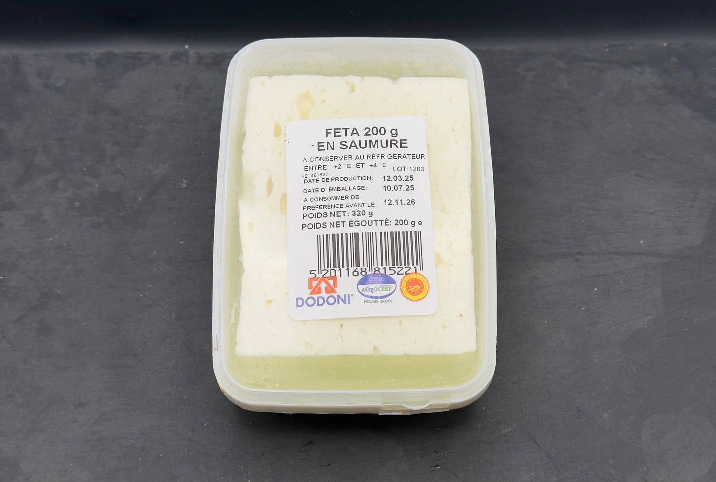 Fêta en saumure Dodoni 200g