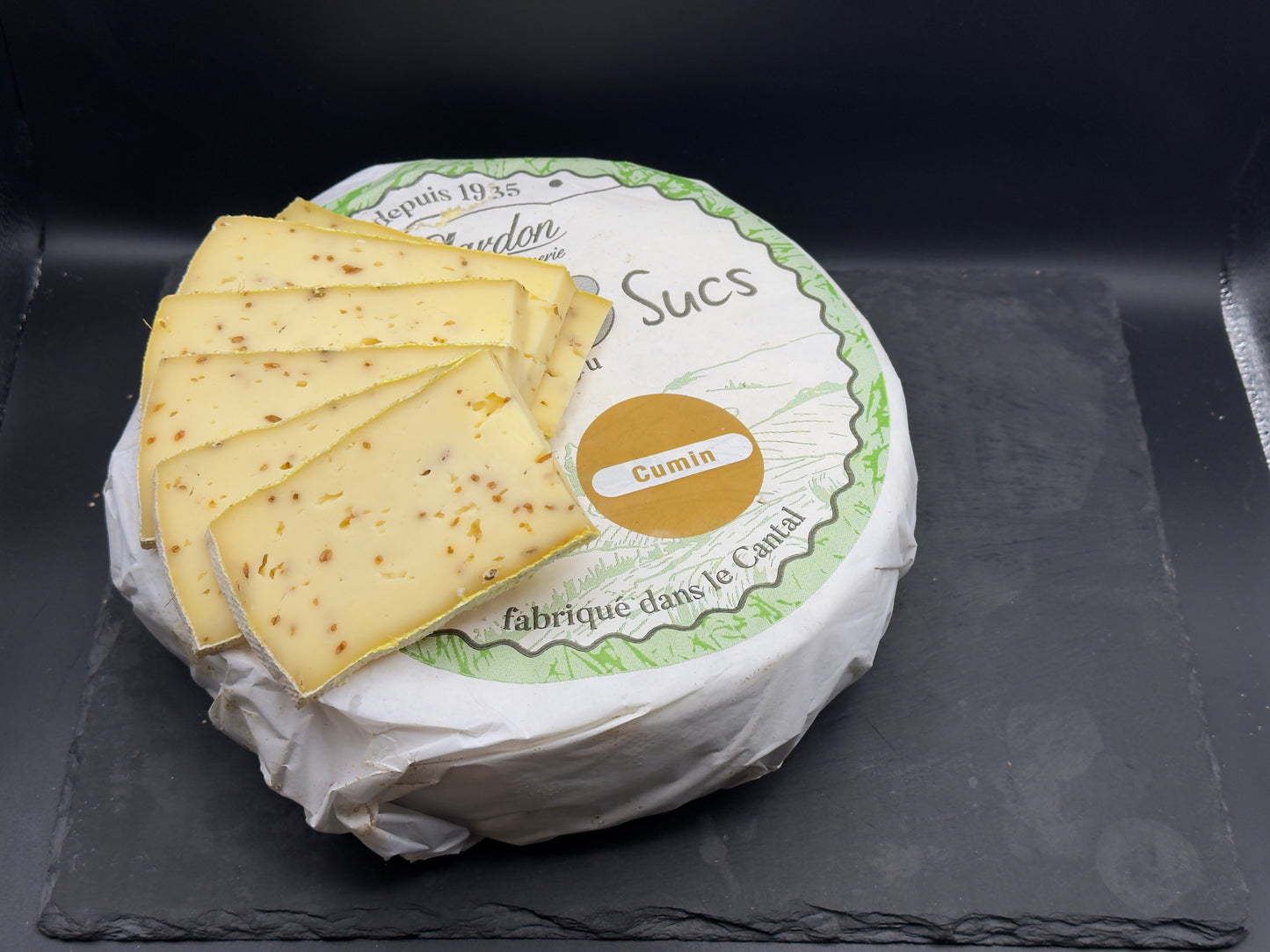 Raclette cumin lait cru (250g/pers)